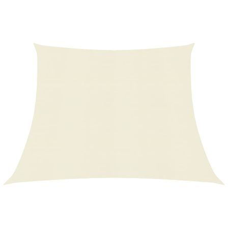 Voile d'ombrage 160 g/m² Crème 3/4x3 m PEHD