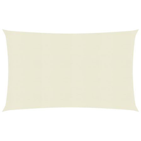 Voile d'ombrage 160 g/m² Crème 3,5x5 m PEHD