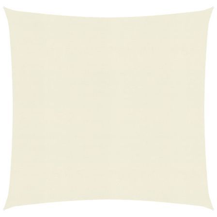 Voile d'ombrage 160 g/m² Crème 4,5x4,5 m PEHD
