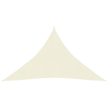 Voile d'ombrage 160 g/m² Crème 4x4x5,8 m PEHD