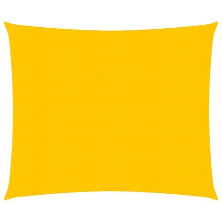 Voile d'ombrage 160 g/m² Jaune 2,5x3 m PEHD