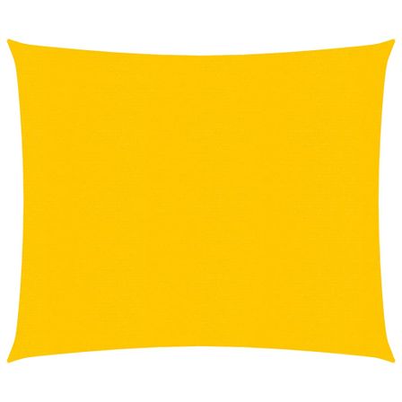 Voile d'ombrage 160 g/m² Jaune 2x2 m PEHD
