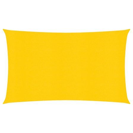 Voile d'ombrage 160 g/m² Jaune 2x5 m PEHD