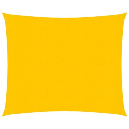 Voile d'ombrage 160 g/m² Jaune 3x3 m PEHD
