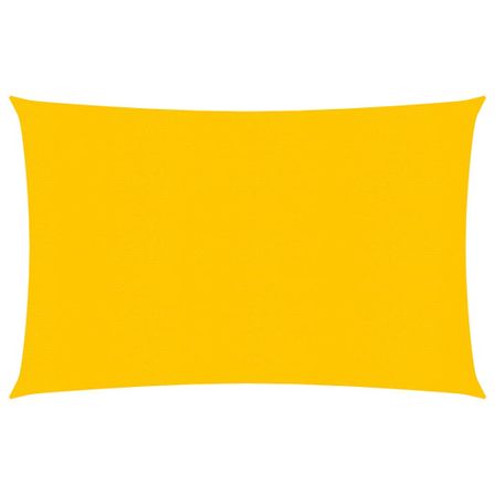 Voile d'ombrage 160 g/m² Jaune 3x5 m PEHD