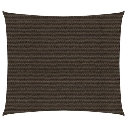 Voile d'ombrage 160 g/m² Marron 2x2,5 m PEHD