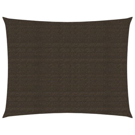 Voile d'ombrage 160 g/m² Marron 2x3,5 m PEHD