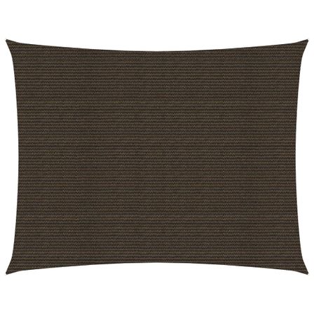 Voile d'ombrage 160 g/m² Marron 2x3 m PEHD