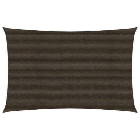 Voile d'ombrage 160 g/m² Marron 4x6 m PEHD