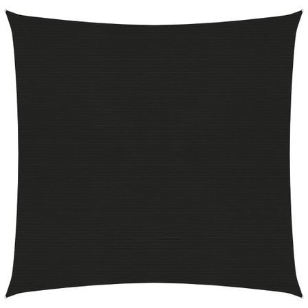 Voile d'ombrage 160 g/m² Noir 2,5x3 m PEHD