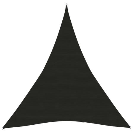 Voile d'ombrage 160 g/m² Noir 4x5x5 m PEHD