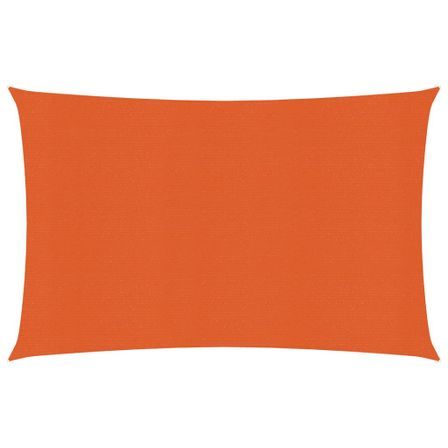 Voile d'ombrage 160 g/m² Orange 2,5x3,5 m PEHD