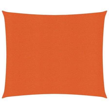 Voile d'ombrage 160 g/m² Orange 2,5x3 m PEHD