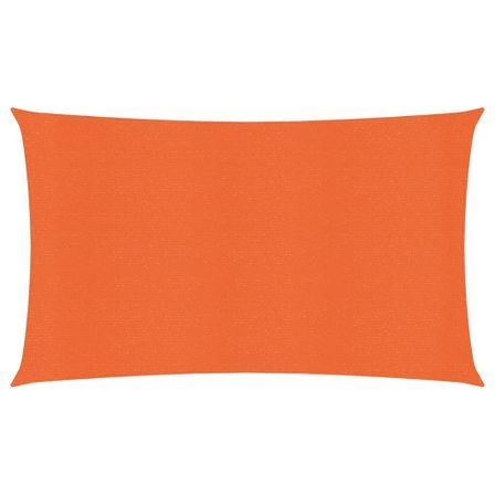 Voile d'ombrage 160 g/m² Orange 2,5x5 m PEHD