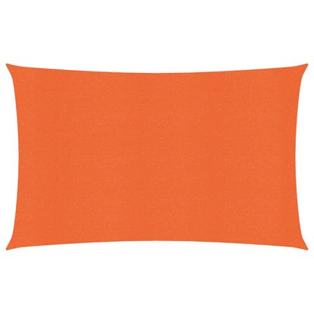 Voile d'ombrage 160 g/m² Orange 2x4 m PEHD