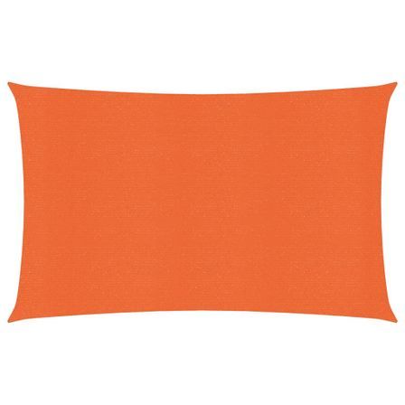 Voile d'ombrage 160 g/m² Orange 3,5x5 m PEHD