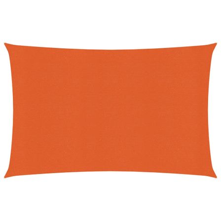 Voile d'ombrage 160 g/m² Orange 3x4 m PEHD