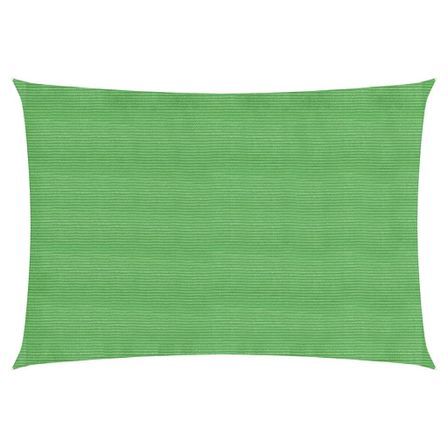 Voile d'ombrage 160 g/m² rectangulaire vert clair 2x3,5 m PEHD