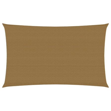 Voile d'ombrage 160 g/m² Taupe 2x5 m PEHD