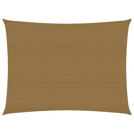 Voile d'ombrage 160 g/m² Taupe 3,5x5 m PEHD