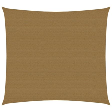 Voile d'ombrage 160 g/m² Taupe 3x3 m PEHD