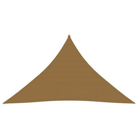Voile d'ombrage 160 g/m² Taupe 3x3x4,2 m PEHD