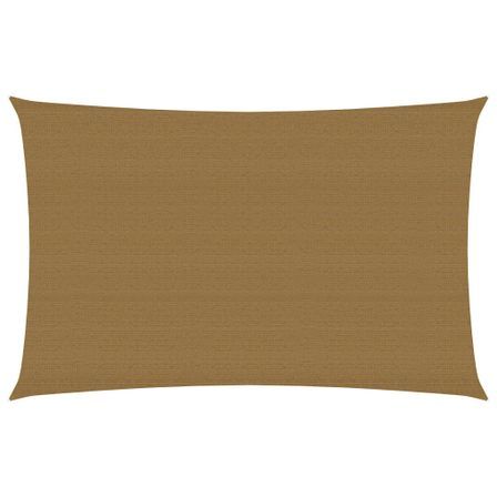 Voile d'ombrage 160 g/m² Taupe 3x5 m PEHD