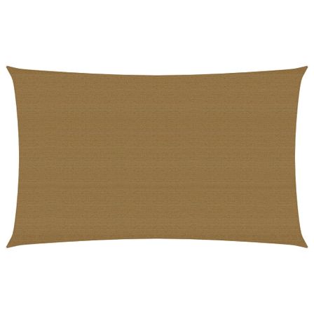 Voile d'ombrage 160 g/m² Taupe 3x6 m PEHD
