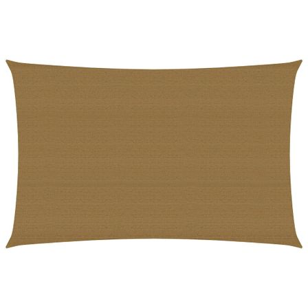 Voile d'ombrage 160 g/m² Taupe 5x7 m PEHD