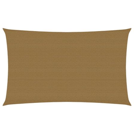 Voile d'ombrage 160 g/m² Taupe 5x8 m PEHD