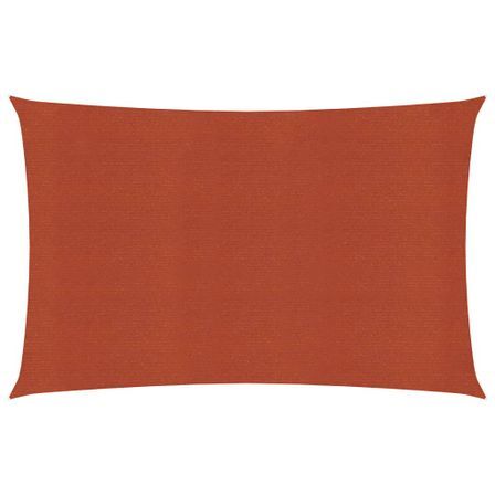 Voile d'ombrage 160 g/m² Terre cuite 2x3,5 m PEHD