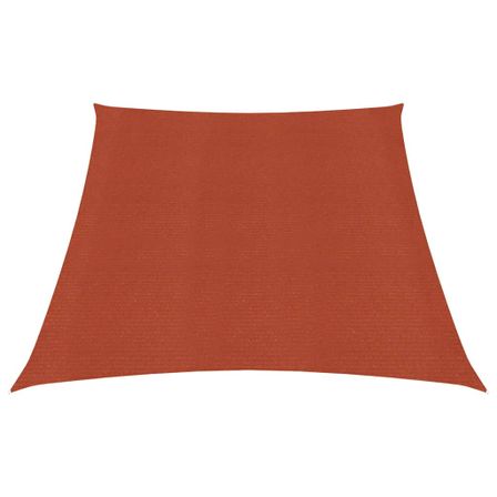Voile d'ombrage 160 g/m² Terre cuite 3/4x2 m PEHD