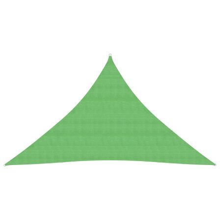 Voile d'ombrage 160 g/m² Vert clair 3,5x3,5x4,9 m PEHD