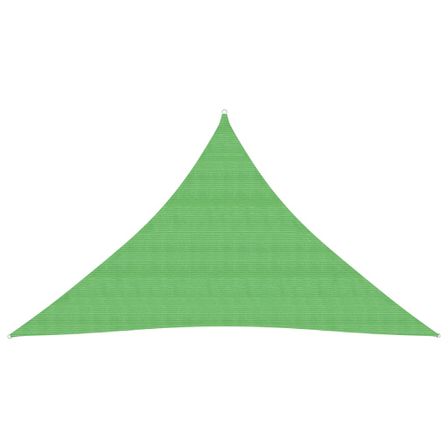 Voile d'ombrage 160 g/m² Vert clair 3x3x4,2 m PEHD