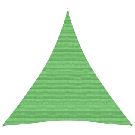 Voile d'ombrage 160 g/m² Vert clair 3x4x4 m PEHD