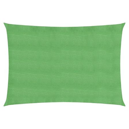 Voile d'ombrage 160 g/m² Vert clair 6x8 m PEHD
