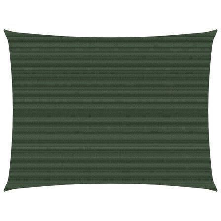Voile d'ombrage 160 g/m² Vert foncé 2,5x3 m PEHD