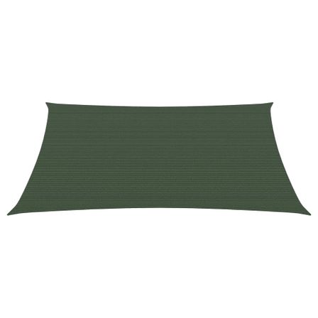 Voile d'ombrage 160 g/m² Vert foncé 3/4x3 m PEHD