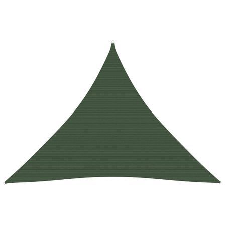 Voile d'ombrage 160 g/m² Vert foncé 3x3x3 m PEHD