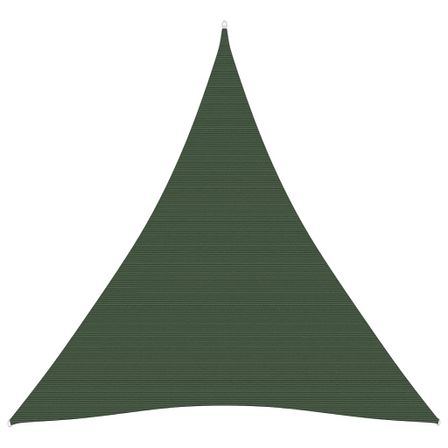 Voile d'ombrage 160 g/m² Vert foncé 3x4x4 m PEHD