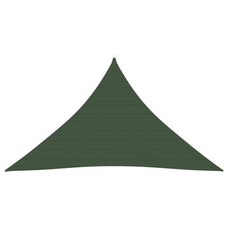 Voile d'ombrage 160 g/m² Vert foncé 5x5x6 m PEHD