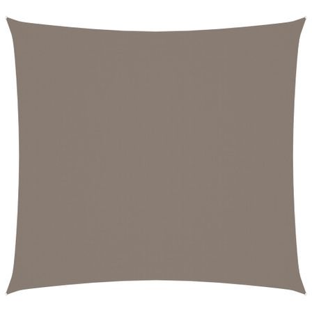 Voile de parasol Tissu Oxford carré 2x2 m Taupe