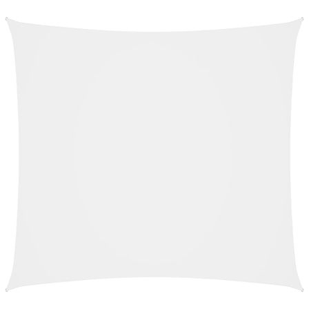 Voile de parasol Tissu Oxford carré 3,6x3,6 m Blanc