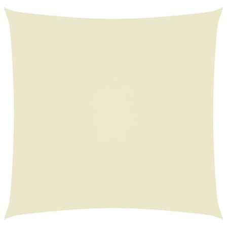 Voile de parasol Tissu Oxford carré 3x3 m Crème
