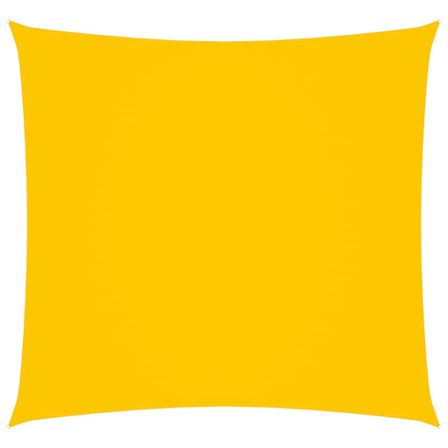 Voile de parasol Tissu Oxford carré 3x3 m Jaune
