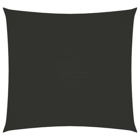 Voile de parasol Tissu Oxford carré 4,5x4,5 m Anthracite