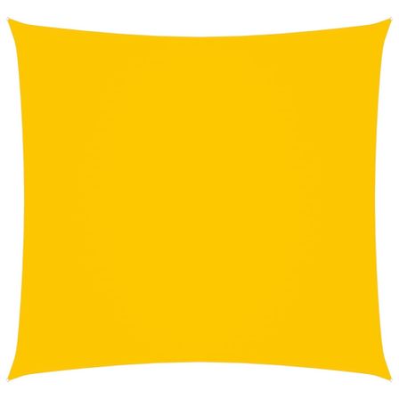 Voile de parasol Tissu Oxford carré 4x4 m Jaune
