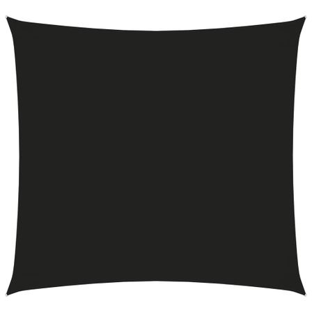 Voile de parasol Tissu Oxford carré 6x6 m Noir