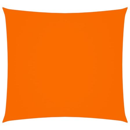 Voile de parasol Tissu Oxford carré 7x7 m Orange