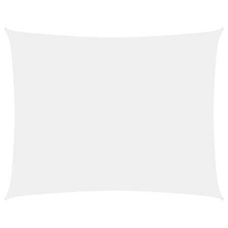 Voile de parasol Tissu Oxford rectangulaire 2,5x3,5 m Blanc